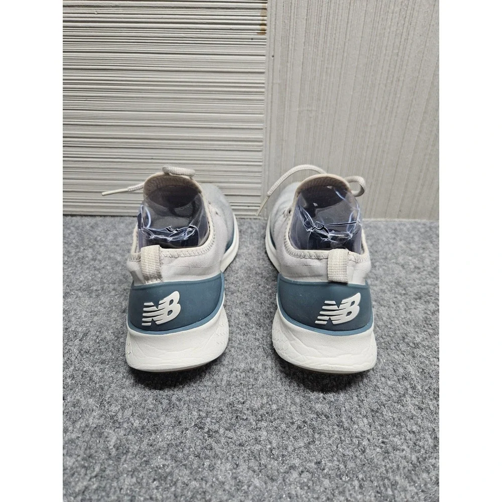 New Balance Fresh Foam Lazr V1 Men Athletic Shoe 9D Gray Knit‎ Lace Up Sneaker